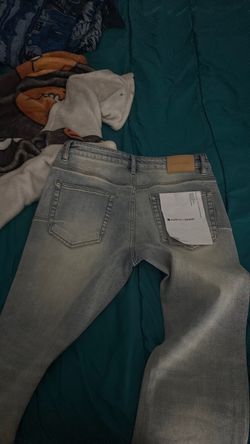 Purple jeans
