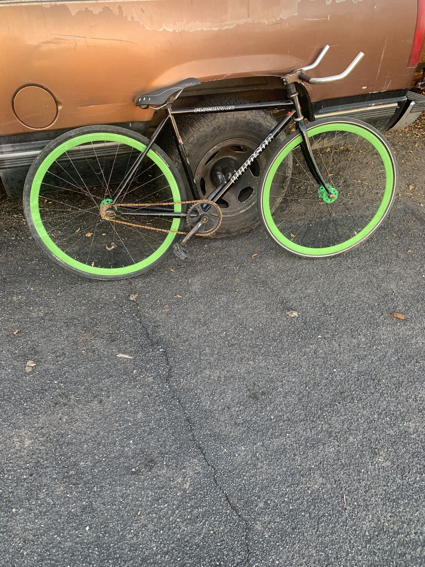 Single Speed Racing Bicycle