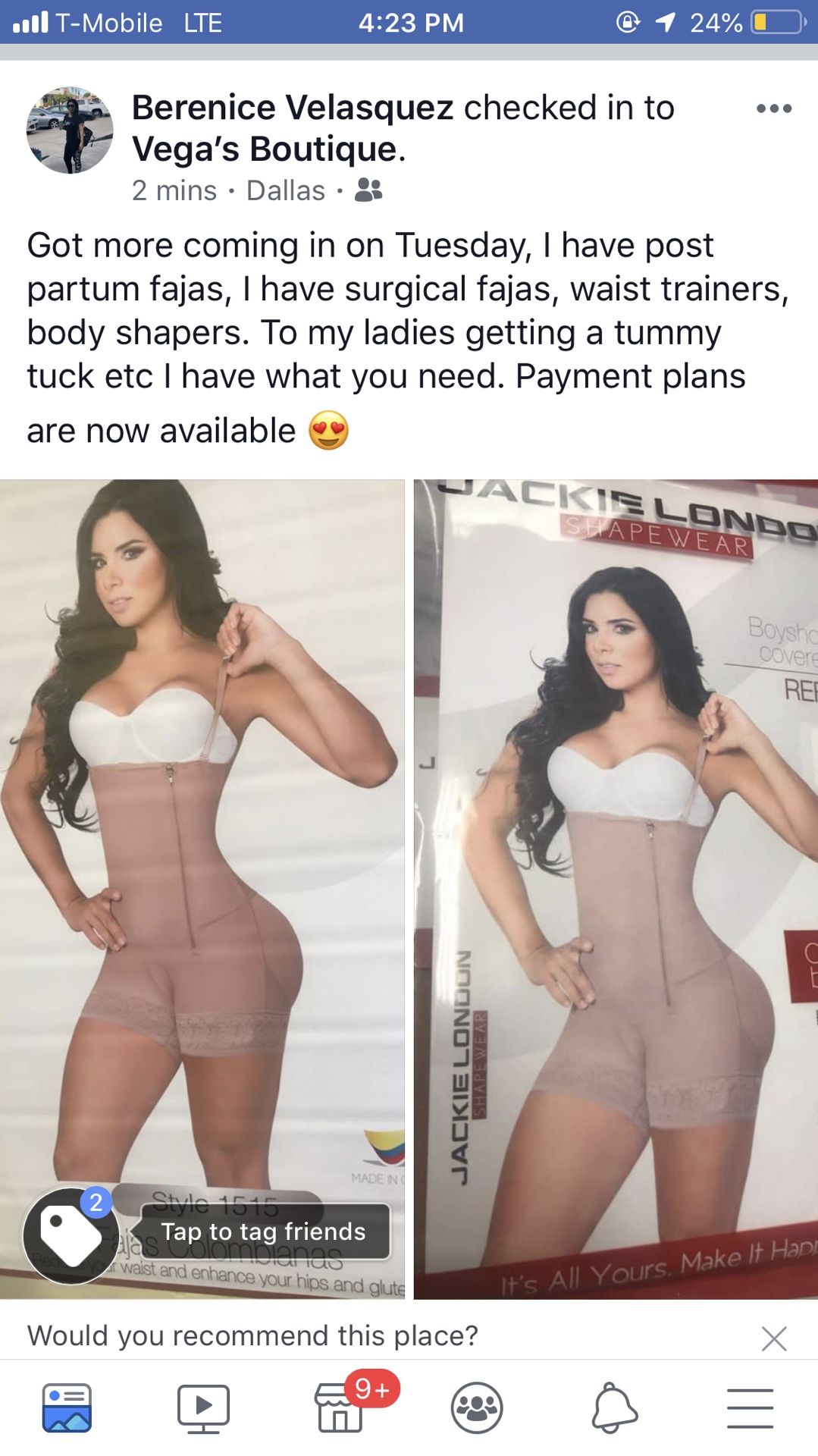 Fajas on deck shape wear Jackie London Ann michell Ann cherry