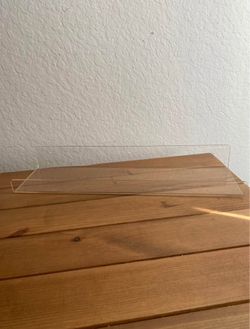 3 Clear Acrylic Shelves