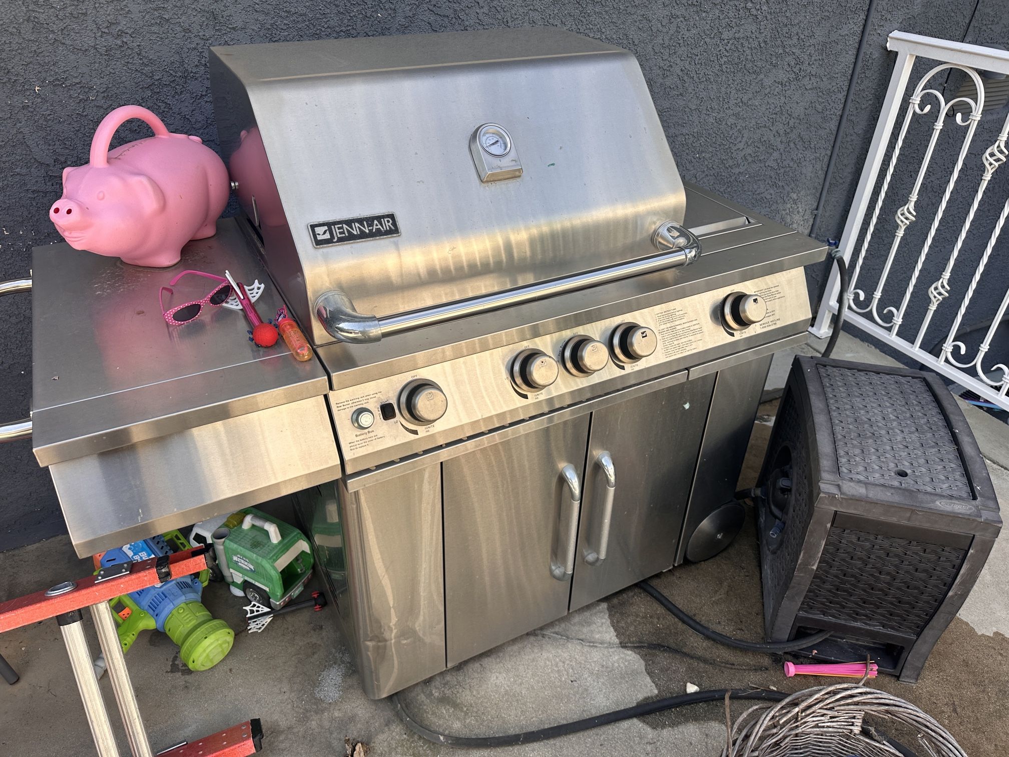 Gas Bbq Grill Stainless Steel Large 