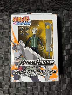 Bandai Naruto Shippuden Hatake Kakashi Fourth Great Ninja War Action Figure