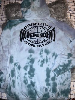 Primitive X Independent Washed Hoodie Large