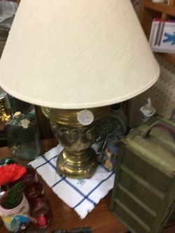 Brass lamp vintage