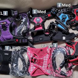 Brand New Dog Harnesses (Some Reflective) XXS-XL