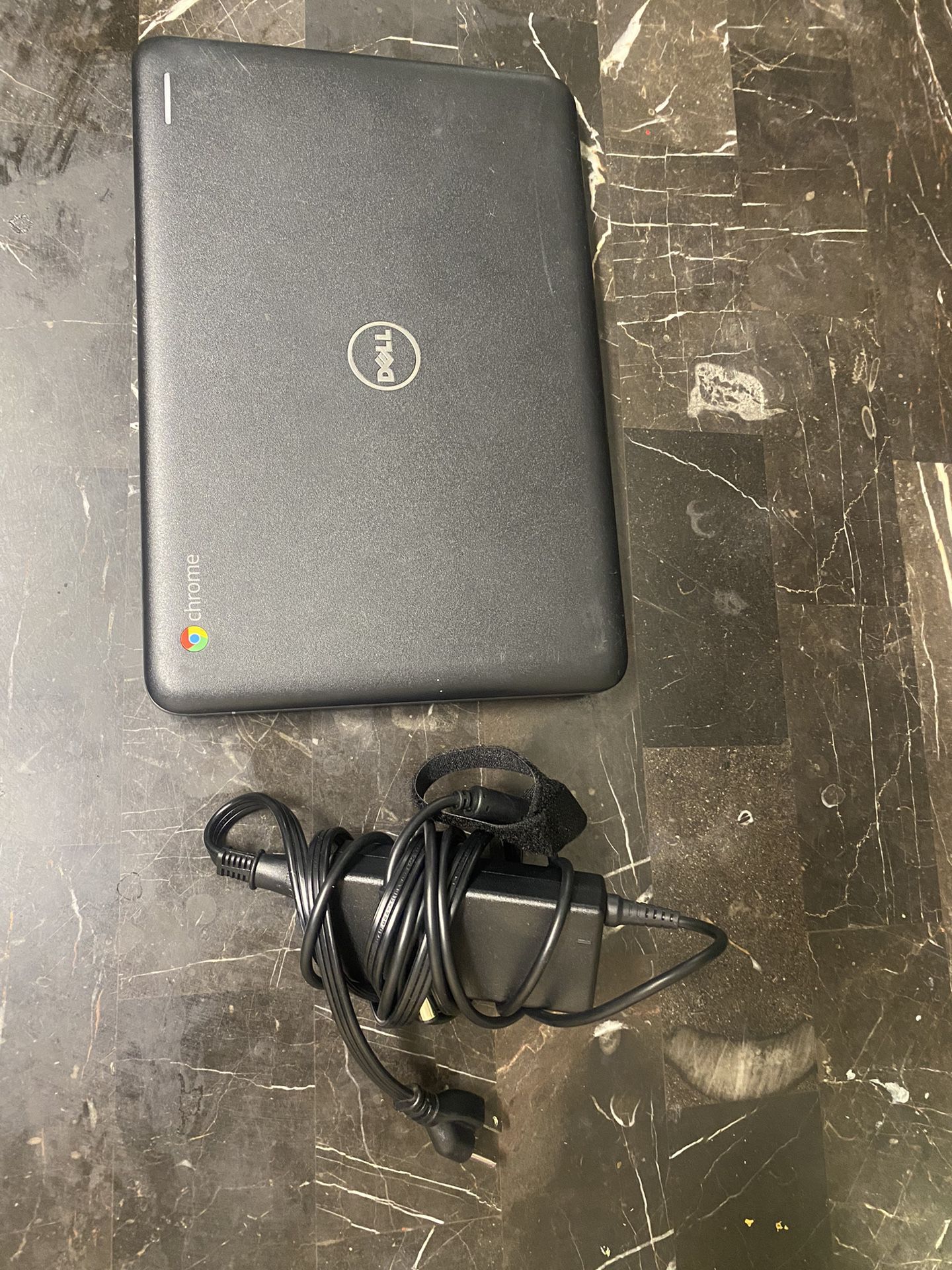 Dell Chromebook 11 Black On Black With Charger 