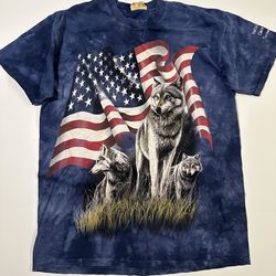 Vintage Patriotic Wolfpack Size L