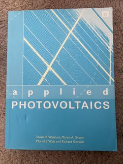 Applied Photovoltaics Textbook