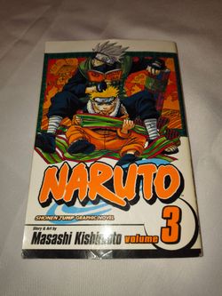 Naruto Manga Volume 3 by Masashi Kishimoto
