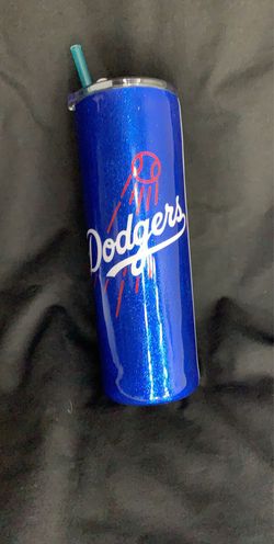 TUMBLER , THERMOS , CUSTOM , DODGERS,