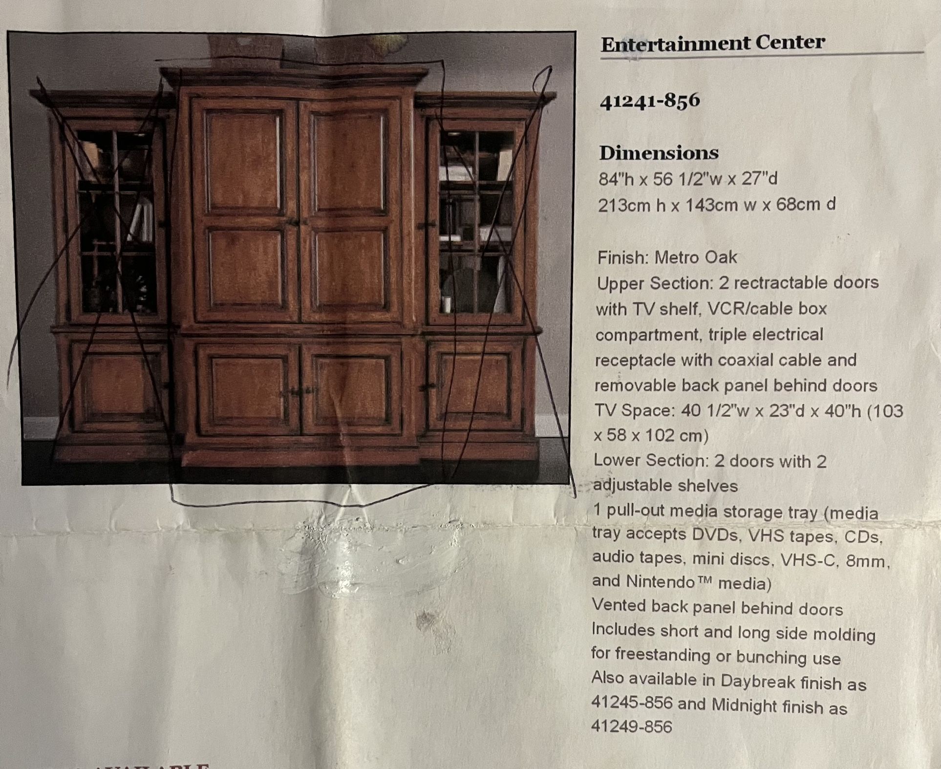 Beautiful Thomasville Armoire, Coffee Table And 1 End Table