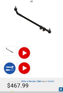Jeep JK track bar drag link terra flex