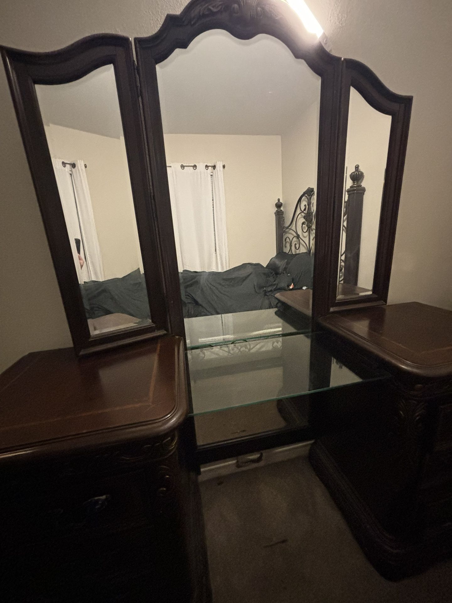 Full Mirror Vanity From Bobs Furniture 