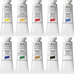Brand New Winsor & Newton Designers Gouache 10ct!