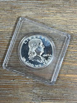 Half Dollar Benjamin Franklin Silver Proof Coin 1963