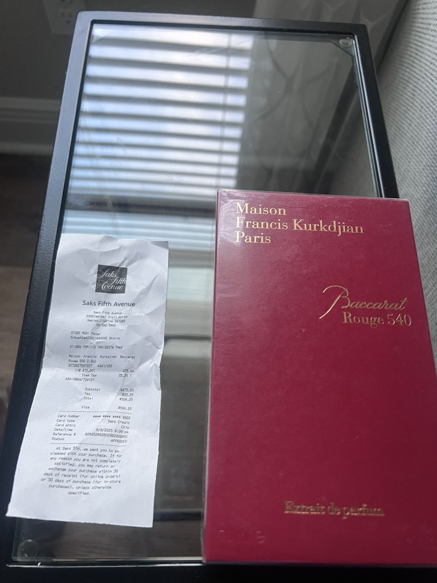 Baccarat Rouge 540 Perfume