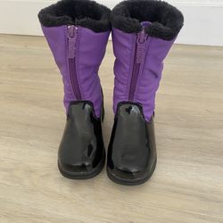 Purple Girls Snow Boots 