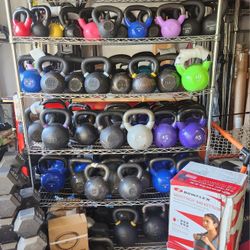 Kettlebells and more Kettlebells 5-79lbs