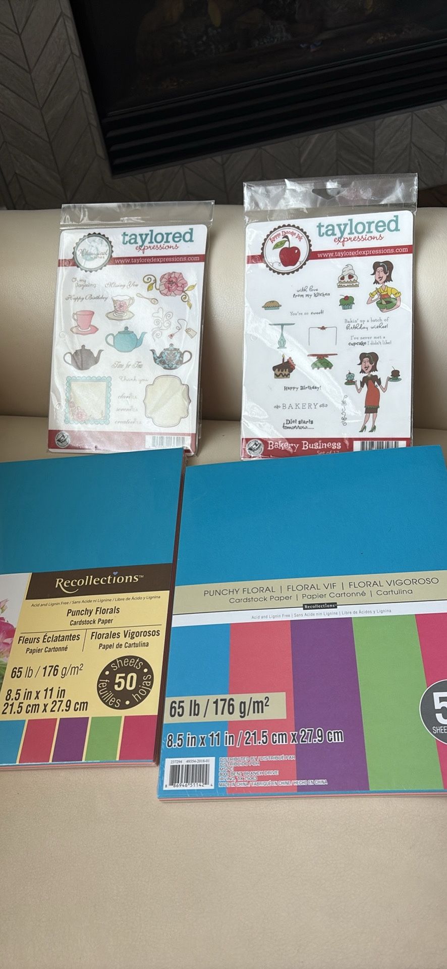Craft Cardstock And New Stamp Sets