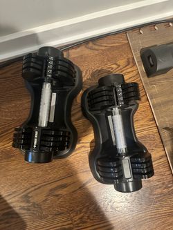 Adjustable Dumbbell Set - 50 lb total