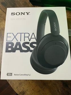 NEW Sony WH-XB910N wireless noise canceling headphones