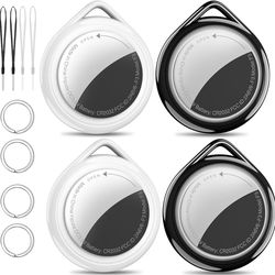 Air Tag Tracker 4-Pack Apple Mfi Certified Find My Compatible IOS Only New