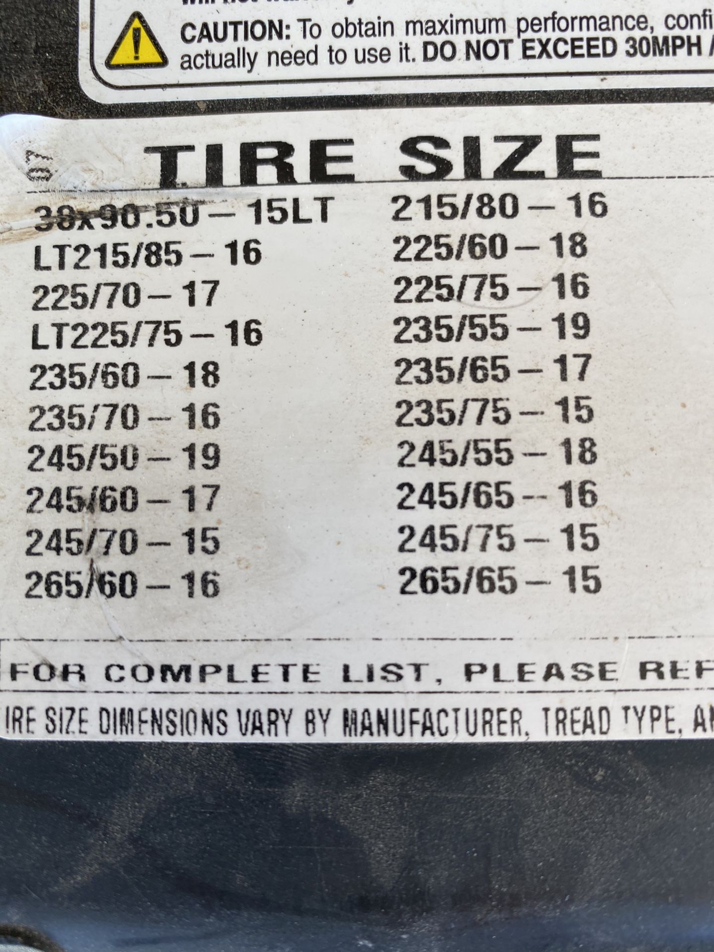 Tire chains