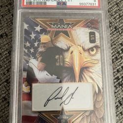 Paul Skenes Signed Card