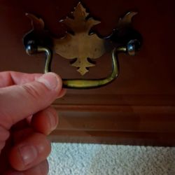 Beautiful MID CENTURY  🍒 Cherrywood  Side Desk  All ORIGINAL  ! 🍒 🪵 🌸 