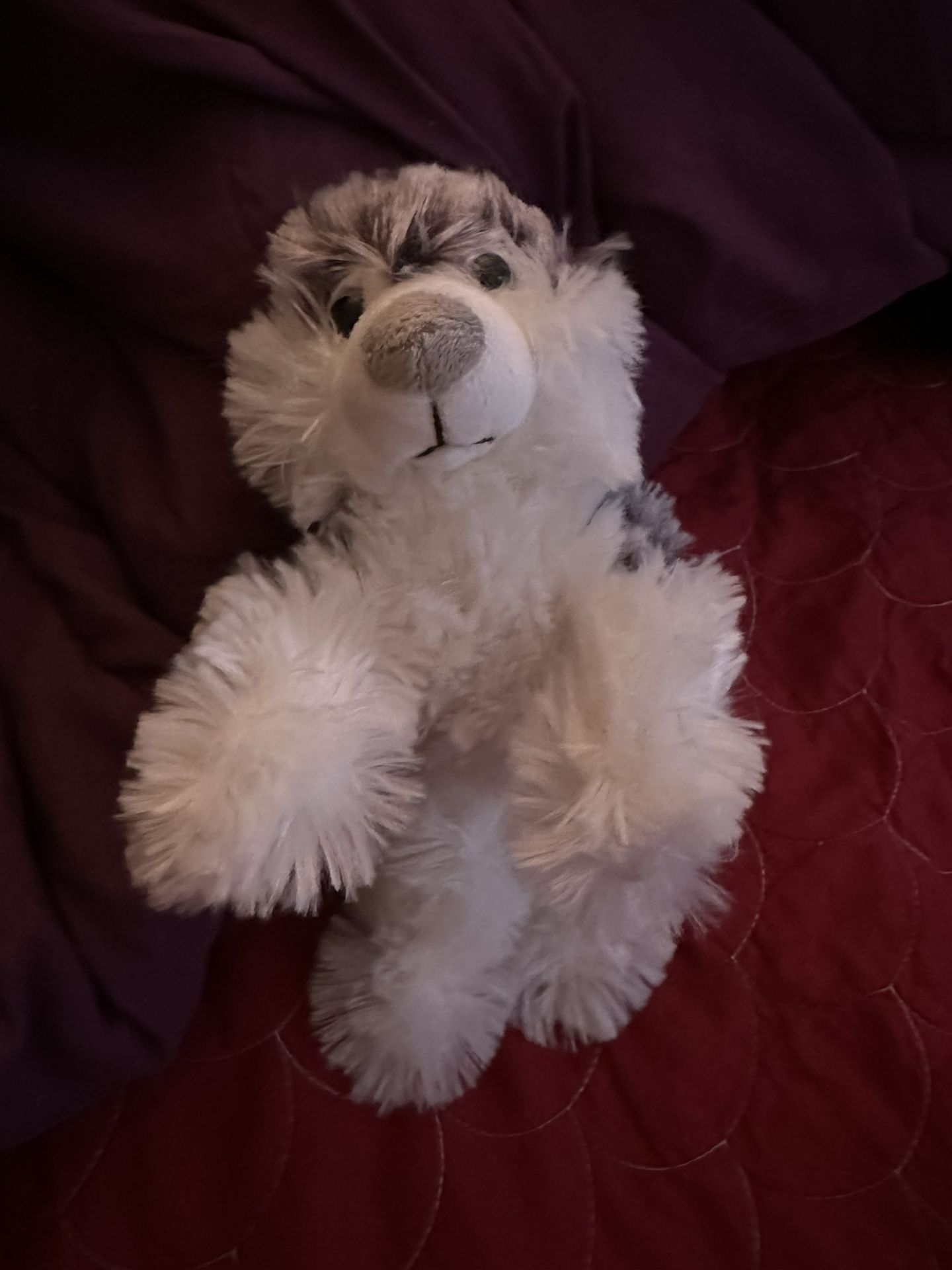 Wishpets Wish Pets Super soft fluffy Wolf Dog Husky