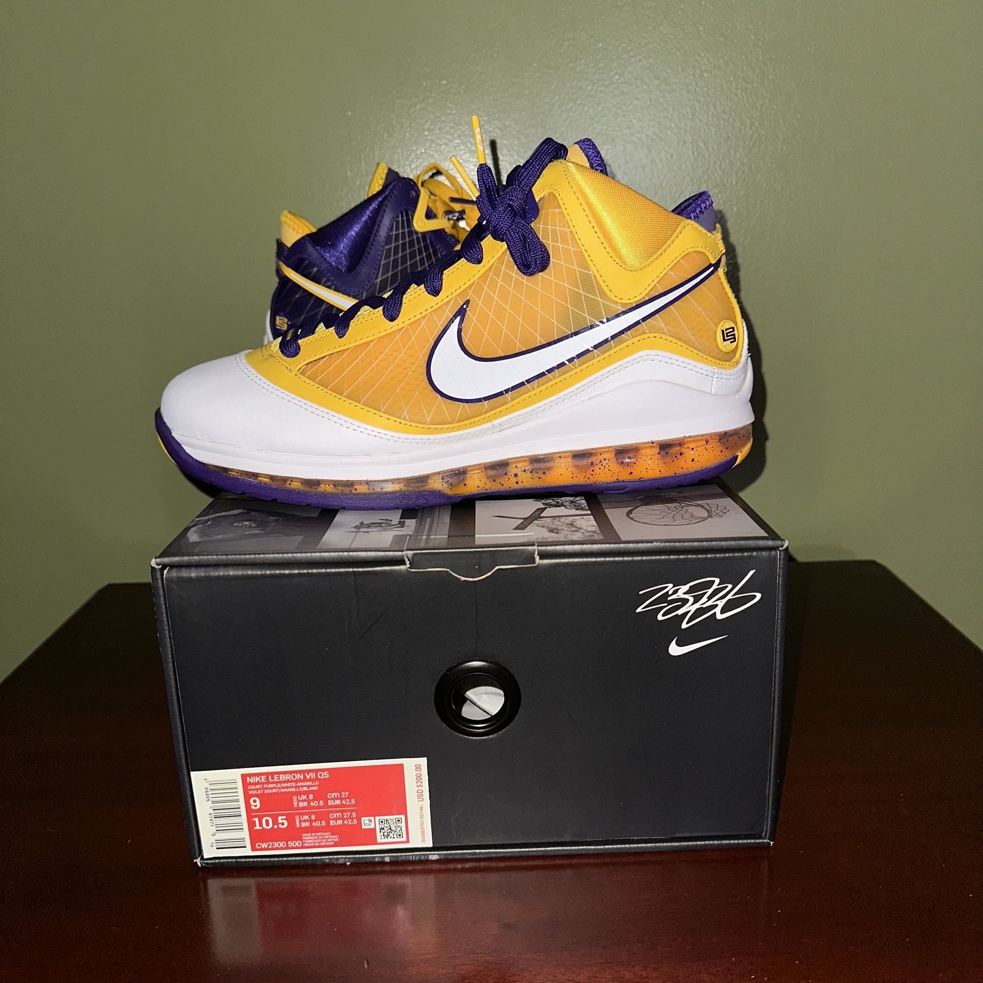 Nike Lebron 7 Media Day Size 9