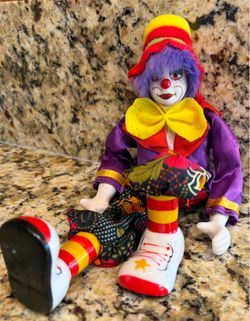Vintage clown figurine