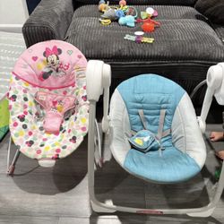 baby bouuncer and swing 