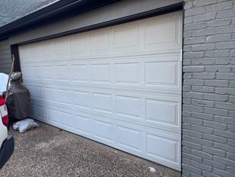 Garage door.