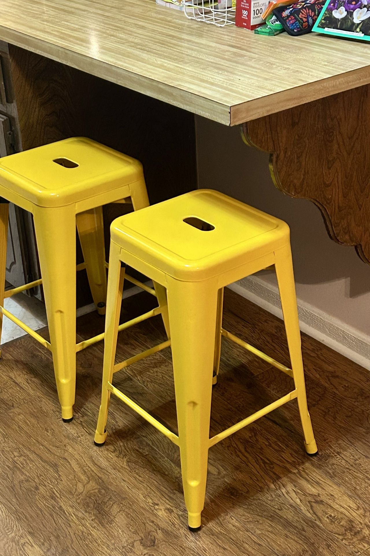 Metal Barstools Set Of 2 / Selling As pair