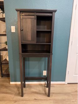 Rustic Farmhouse Over-the-Toilet Storage Cabinet / Bathroom Organizer