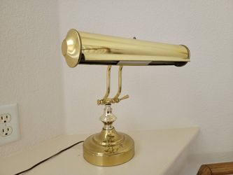 Old Brass Desk Lamp