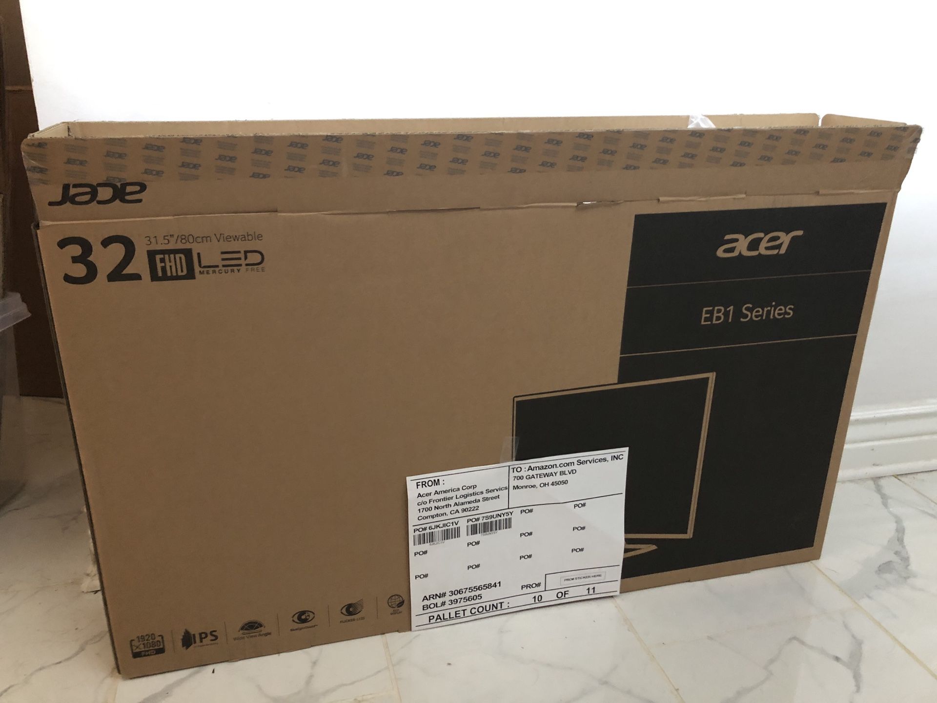 Acer 32” Monitor