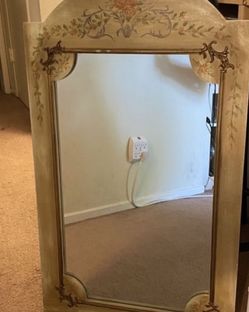 Vintage mirror, antique mirror, Wooden Mirror