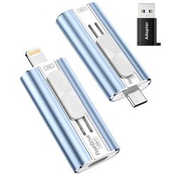 Flash Drive  1TB Dual Interface USB-C & USB-L High-Speed Data Transfer Portable Memory Stick for iPhone iPad Android Phones & PCS