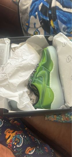 🔥 Nike Air Force 1 Low Premium LeBron James LA Voltage Green DS Size 12 🔥