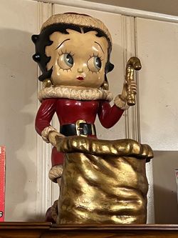 Vintage Betty Boop Santa
