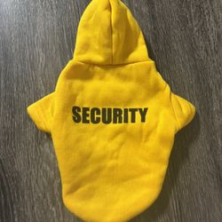 XS Dog “Security” Hoodie 