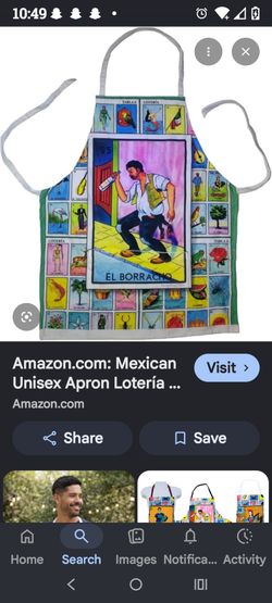El borracho cooking apron