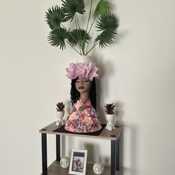 Handmade Flowers Pot Head