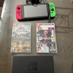 Nintendo switch + 2 Games