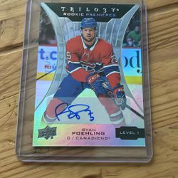 Ryan Poeling Rookie Premieres Autograph 