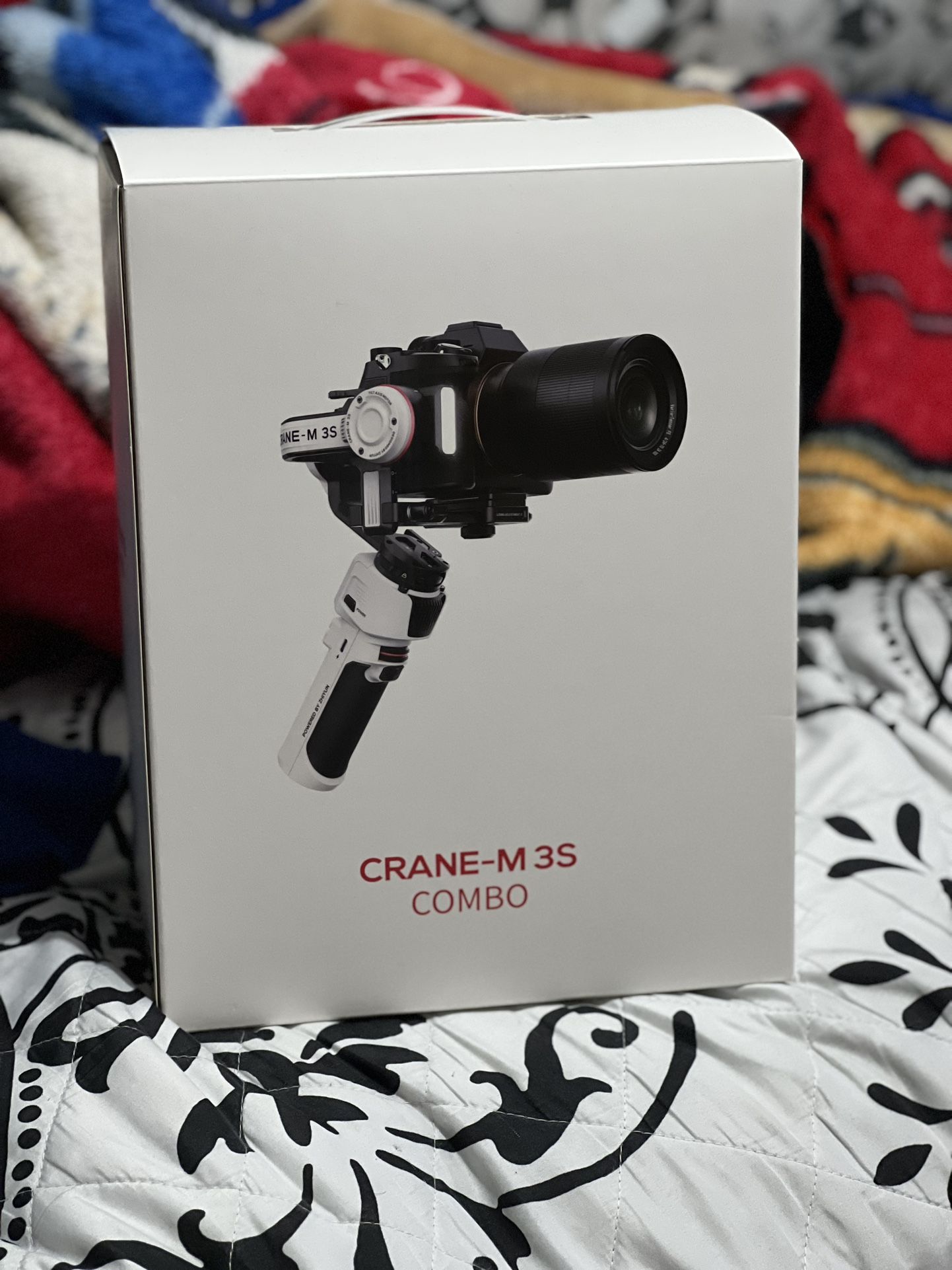 Zhiyun Crane M3 S Combo Gimbal Stabilizer for DSLR Mirrorless Cameras 3-Axis Handheld Video Stabilizer Compatible with Gopro, Action Camera,Smartphone