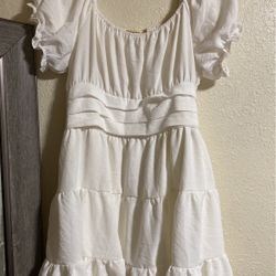White Dress Size Xl