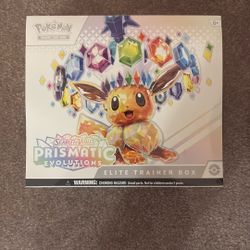 Prismatic Evolutions ETB Pokemon Cards Elite Trainer Box